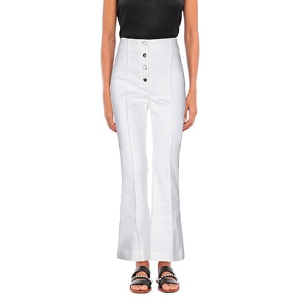 Rosetta Getty White Denim Pants Sz 6